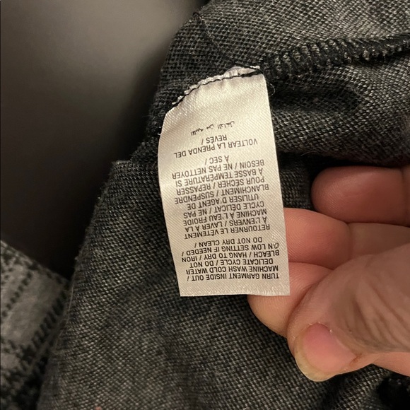 😍SHOW SPECIAL - ARDENE CURVE Grey & Black Plaid Pull on Elastic Waist Leggings - Picture 7 of 10